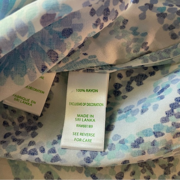 NWT Lilly Pulitzer Joan Tunic Dress in Turquoise Oasis Shell Me You Love Me - Picture 10 of 10